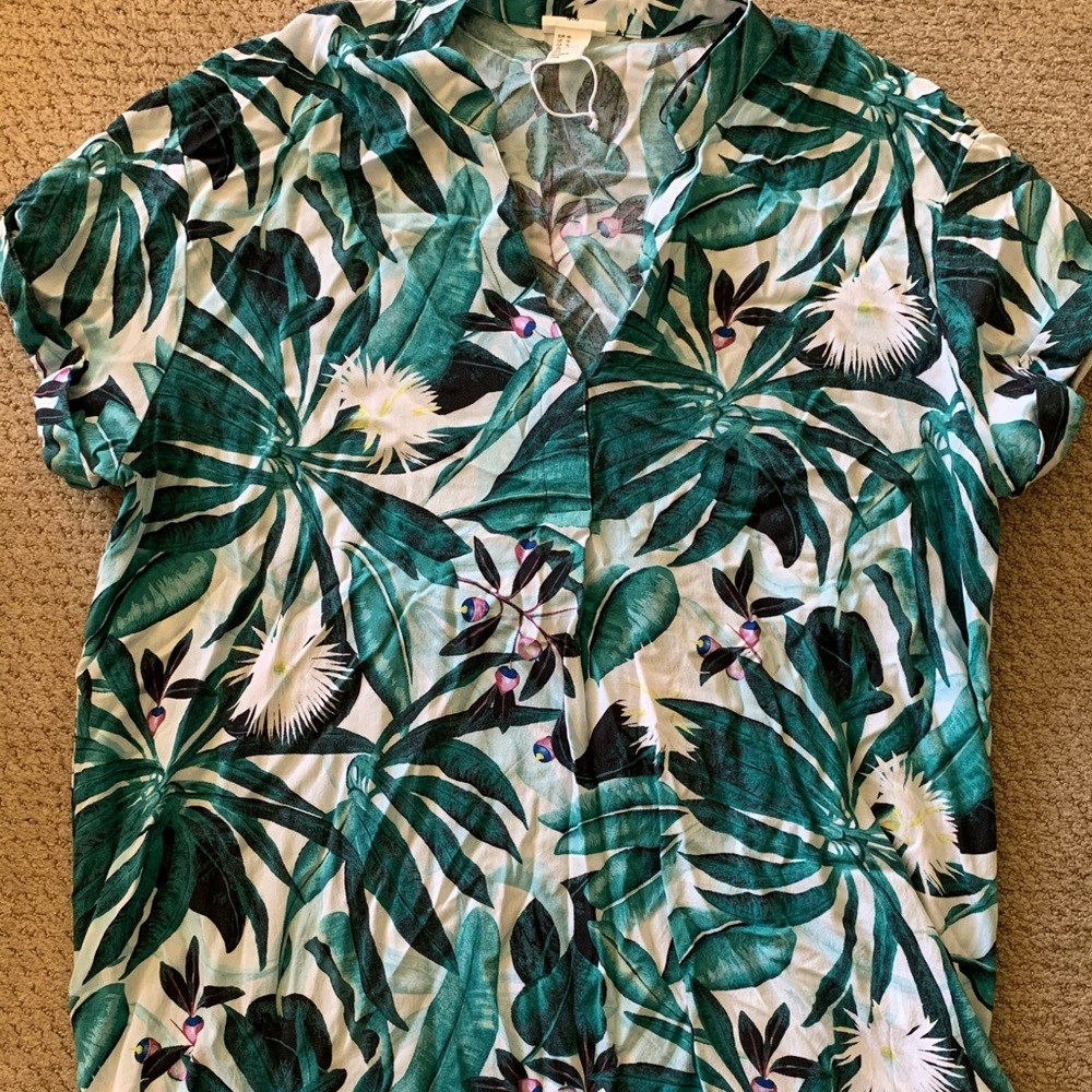 H & M mini floral dress
